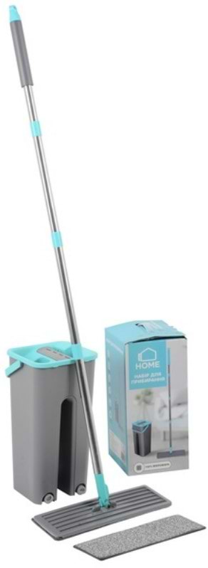 Фото - Набір для прибирання Idea Home 120 см 4л (DS-342C Grey-Blue)