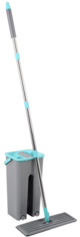 Фото - Набір для прибирання Idea Home 120 см 4л (DS-342C Grey-Blue)