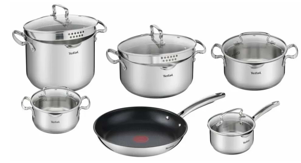 Набір посуду Tefal G732SB55 Duetto+ 11 пр - Фото 1