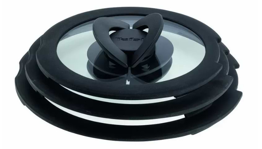 Набір кришок для посуду зі знімною ручкою Tefal L9849053 Ingenio 16/18/20 см - Фото 1