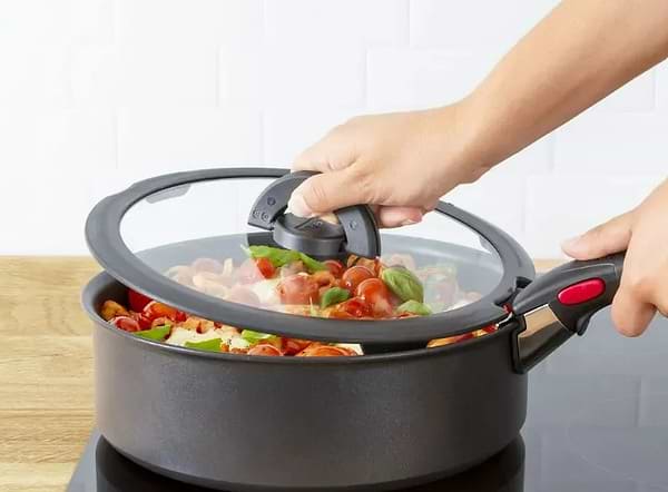Фото - Набір кришок для посуду зі знімною ручкою Tefal L9849053 Ingenio 16/18/20 см