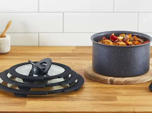 Фото - Набір кришок для посуду зі знімною ручкою Tefal L9849053 Ingenio 16/18/20 см