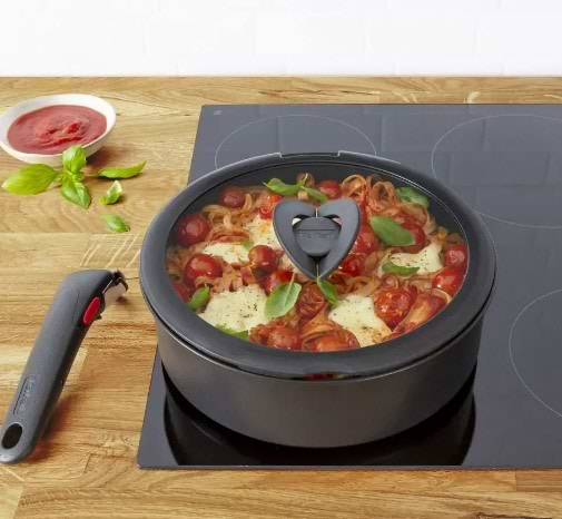 Фото - Набір кришок для посуду зі знімною ручкою Tefal L9849053 Ingenio 16/18/20 см
