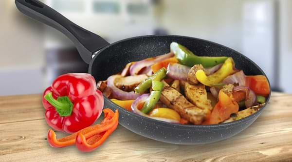 Фото - Сковорода универсальная Heinner Black Sand 30 см (HR-BET-ROCA30)