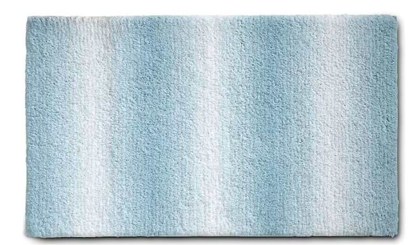 Фото - Коврик для ванной комнаты Kela Ombre морозно-голубой 80х50х3.7 см (23569) Фото - Коврик для ванной комнаты Kela Ombre морозно-голубой 80х50х3.7 см (23569)