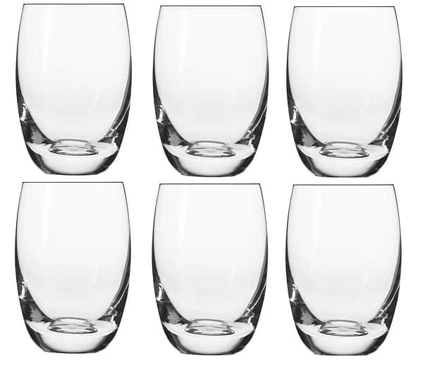 Фото - Набір склянок Krosno ELITE 360 мл 6 шт. (876979)