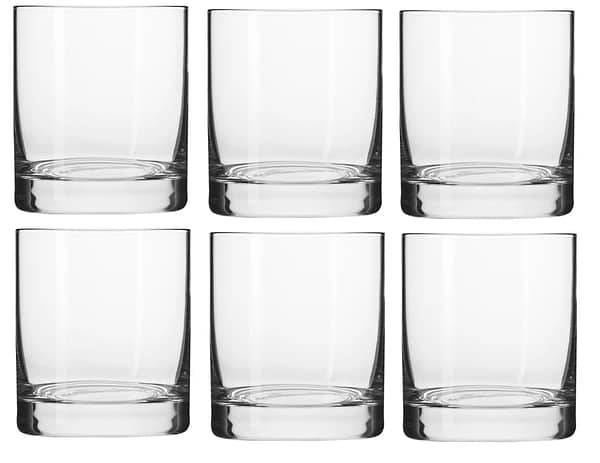 Фото - Набір склянок для віскі Krosno BASIC 250 мл 6 шт. (788074)