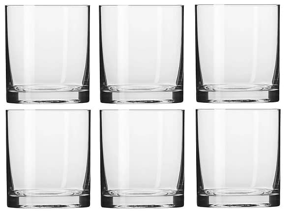 Фото - Набір склянок для віскі Krosno BALANCE 220 мл 6 шт. (788197)