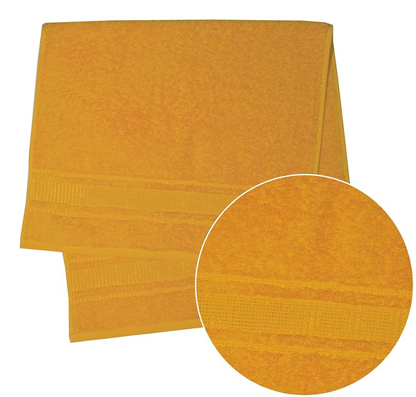 Фото - Рушник для рук Ярослав махровий жовтий 40х70 (38075)