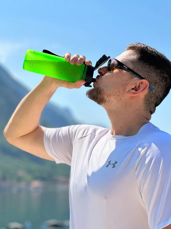 Фото - Пляшка для води UZspace 3026 Frosted 500 мл Свіжо зелена