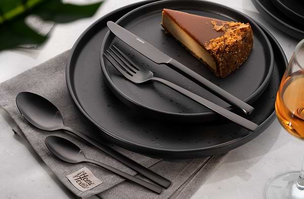 Фото - Набір столових приборів Ardesto Black Mars Favola 4 пр. (AR0704FSB)