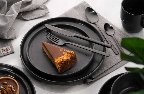 Фото - Набір столових приборів Ardesto Black Mars Favola 4 пр. (AR0704FSB)