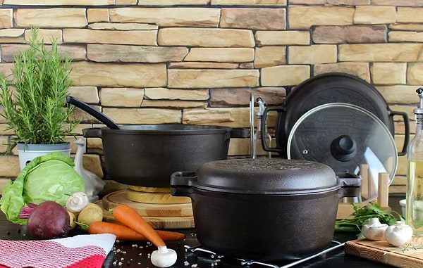 Фото - Кастрюля Brizoll P-6L-2 6 л с крышкой-сковородой 28 см