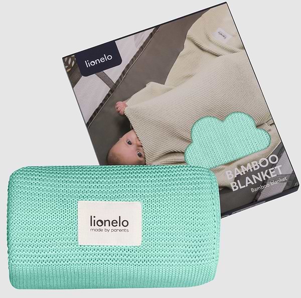 Фото - Плед детский лето Lionelo BAMBOO BLANKET GREEN MINT