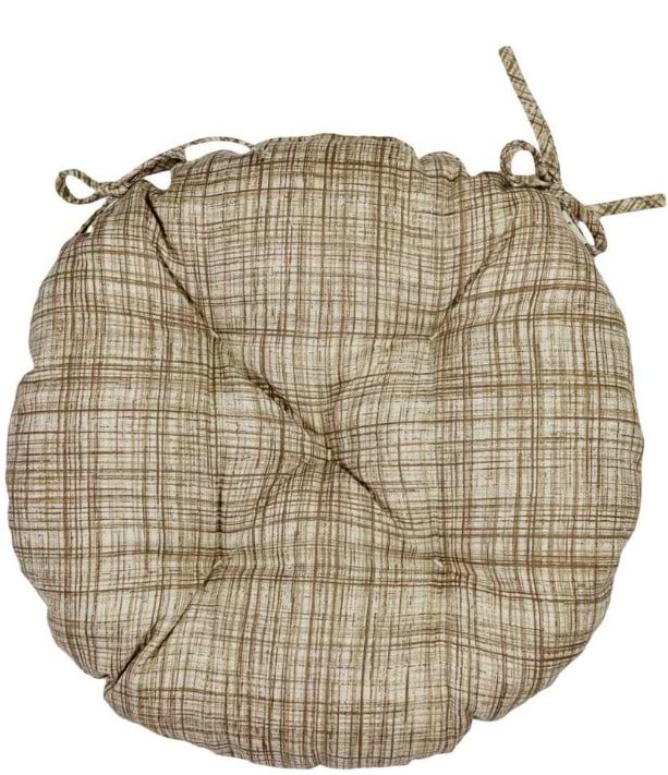 Подушка для стільця Прованс Тереза Клітинка D40 см (034531)