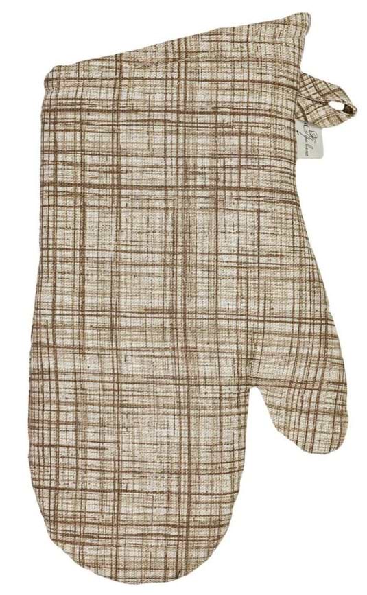 Прихватка-рукавиця Прованс Тереза клітинка 32х15 см (034538)