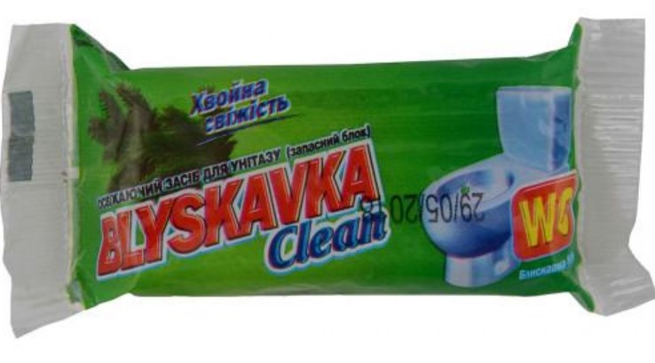 Туалетний блок BLYSKAVKA Хвойна свіжість (4820055140966) - Фото 1