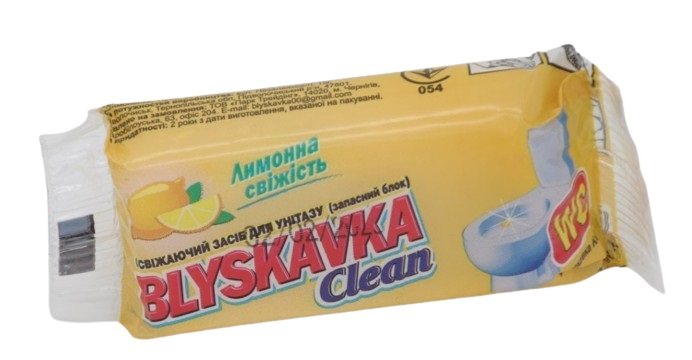 Туалетний блок BLYSKAVKA Лимонна свіжість (4820061110052) - Фото 1