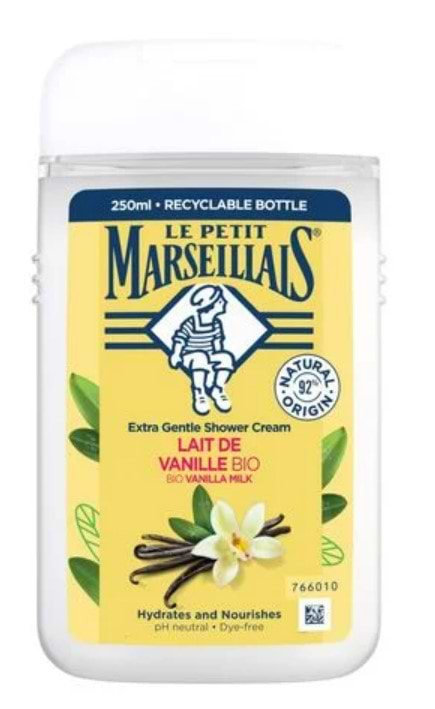Гель для душа Marseillais БИО Ванильное молоко 250 мл (901826)