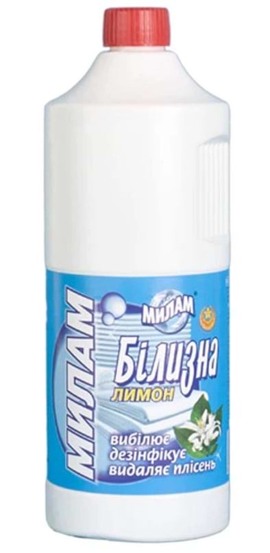 Засіб для видалення плям Мілам Лимон 1л (4820152290656) - Фото 1