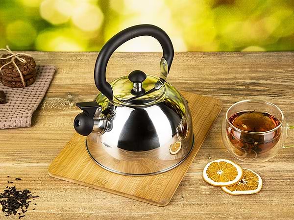 Фото - Чайник металевий FLORINA 5C0773 ACERO 1,9 л