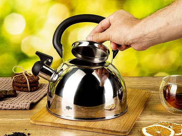 Фото - Чайник металевий FLORINA 5C0773 ACERO 1,9 л