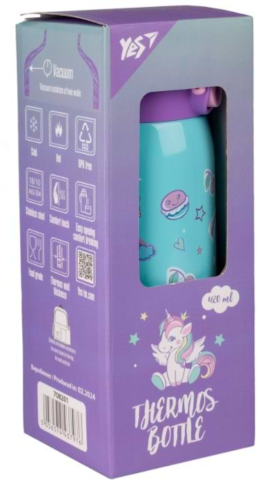 Фото - Термос YES Glamour 420 мл (708201)