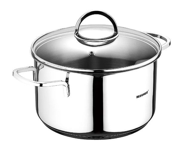Фото - Набор посуды Bergner Classic 1.7 л, 2.3 л, 3.3 л 6 шт. (BG-6284)