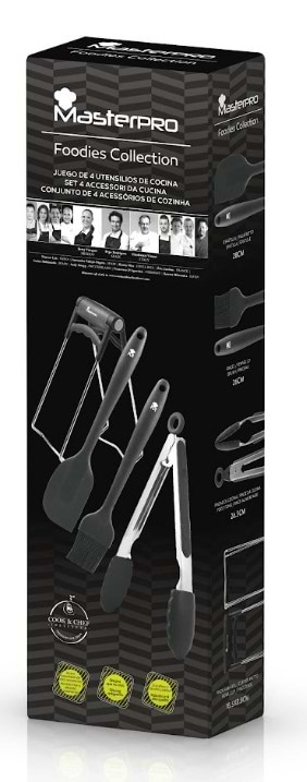 Фото - Поварской набор принадлежностей Masterpro Foodies collection 4 шт. (BGMP-7183)