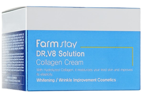 Фото - Крем для обличчя Farm Stay DR-V8 Solution Collagen 50 мл (8809624723614)