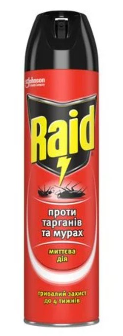 Фото - Засіб від тарганів Raid 300 мл Max 3 в 1 (5000204545609)