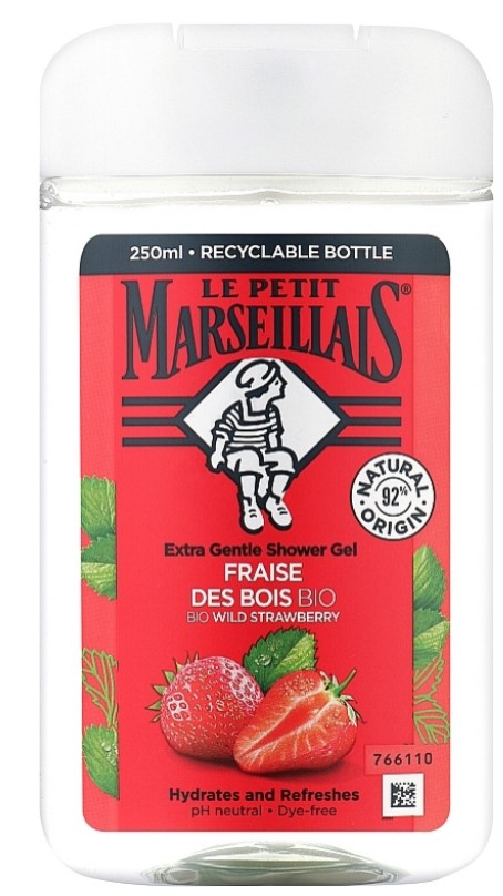 Гель для душа Marseillais БИО Дикая Клубника 650 мл (9018730)