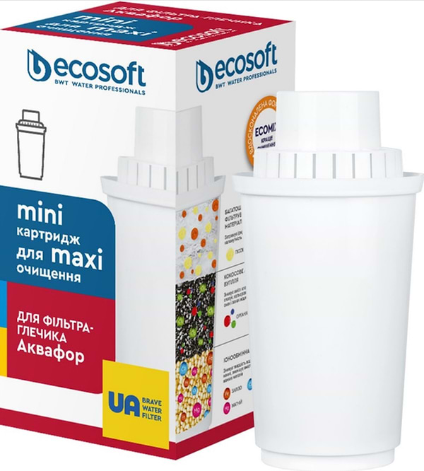 Фото - Картридж для фильтра-кувшина Ecosoft для кувшинов Аквафор 02542, 1 шт Фото - Картридж для фильтра-кувшина Ecosoft для кувшинов Аквафор 02542, 1 шт