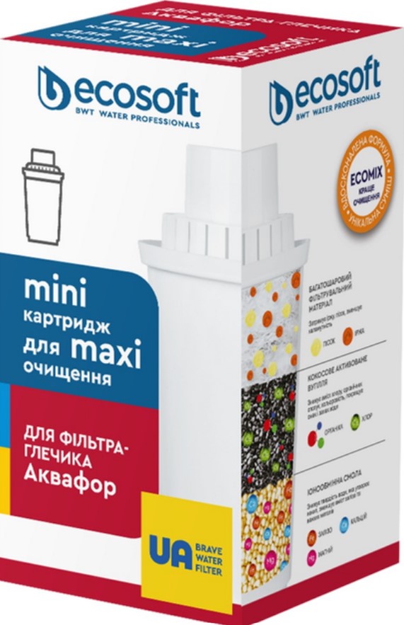 Фото - Картридж для фильтра-кувшина Ecosoft для кувшинов Аквафор 02542, 1 шт