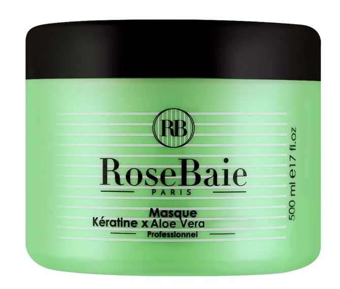 Маска для волосся RoseBaie зміцнення волосся кератин алое вера 500 мл (87228)