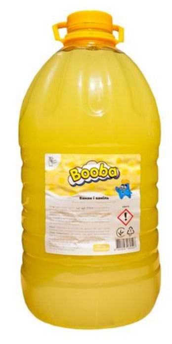 Жидкое мыло для рук BOOBA с глицерином, банан и ваниль 5000 мл (0042-6002) - Фото 1