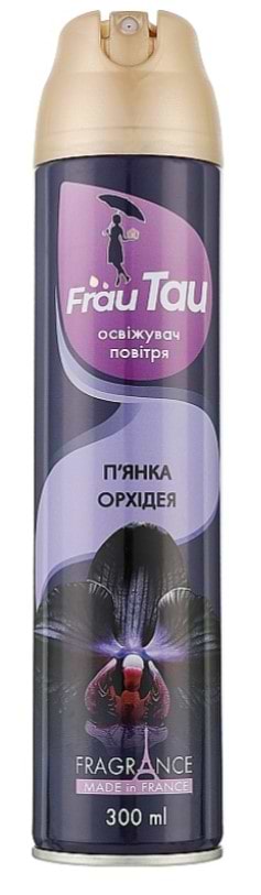 Освіжувач повітря аерозольний Frau Tau Пянка орхідея 300 мл (4820263232378) - Фото 1