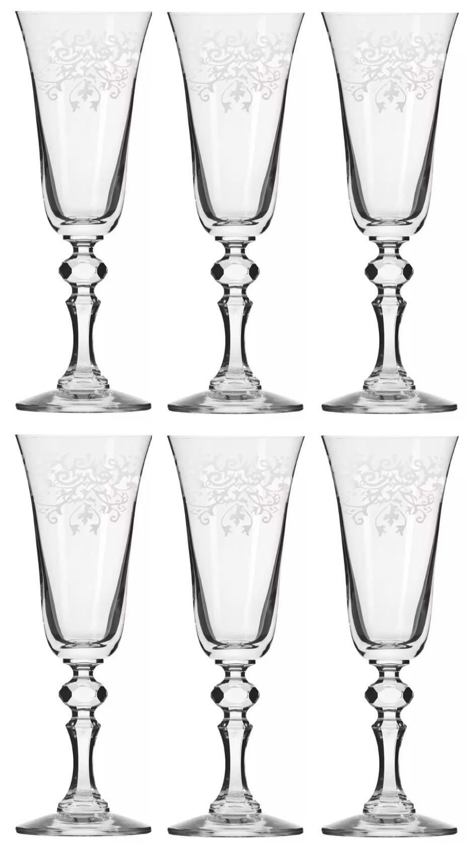 Набор бокалов Krosno KRISTA DECO 150 мл 6 шт. (788272)