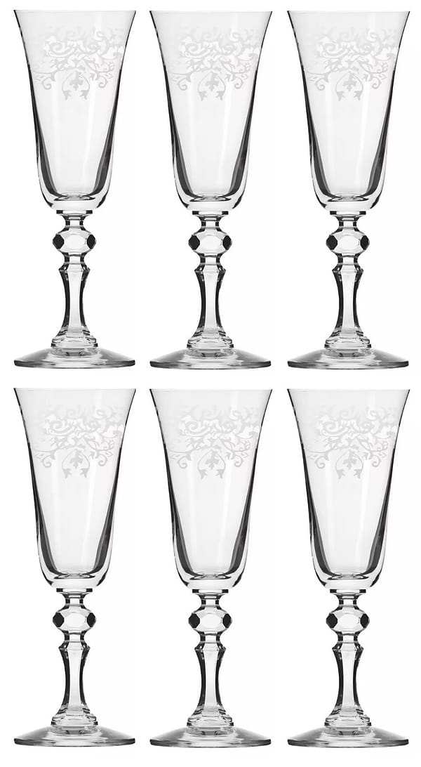 Фото - Набор бокалов Krosno KRISTA DECO 150 мл 6 шт. (788272)