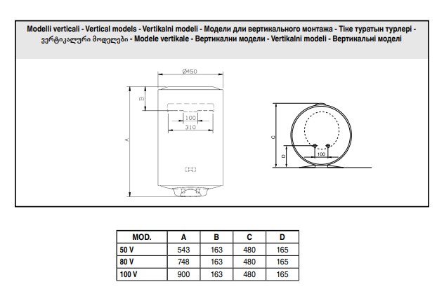 Фото - Водонагрівач Ariston BLU1 R 50 V 1,8K PL EU