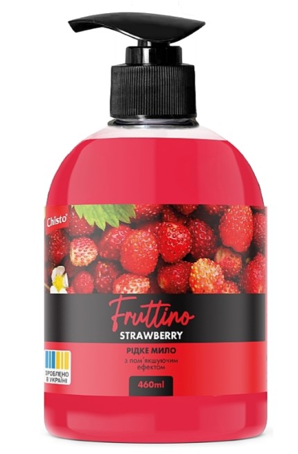 Рідке мило для рук Chisto Fruttino 460 мл Strawberry (4820204701857)