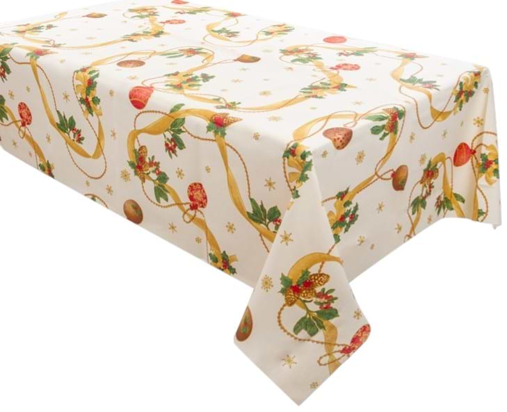 Скатерть прямоугольная Lefard Lazos beig 140х240 см (715-360)