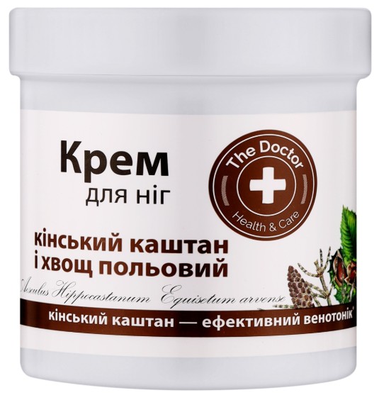 Крем для ніг The Doctor Health&Care 250 мл кінський каштан/хвощ польовий (4823015924477)