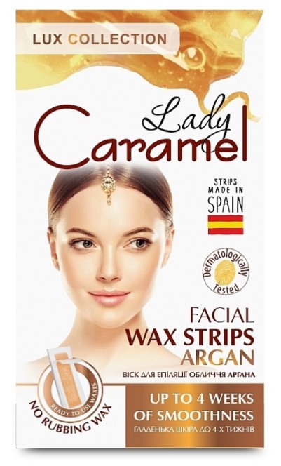 Віск для депіляції Caramel 12 шт. обличчя аргана (4823015939723)