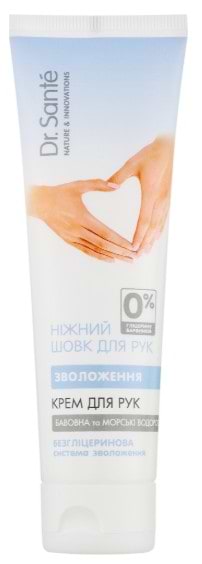 Крем для рук і нігтів Dr. Sante Ніжний шовк 90 мл зволоження (4823015923432)