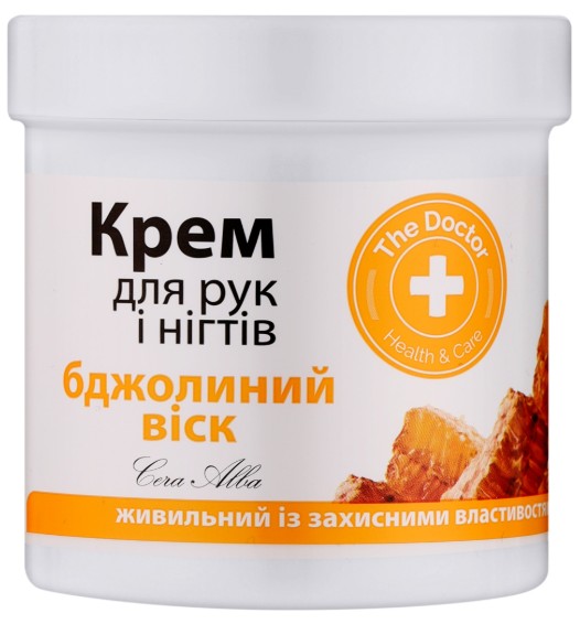 Крем для рук і нігтів The Doctor Health&Care бджолиний віск 250 мл (4823015924521)