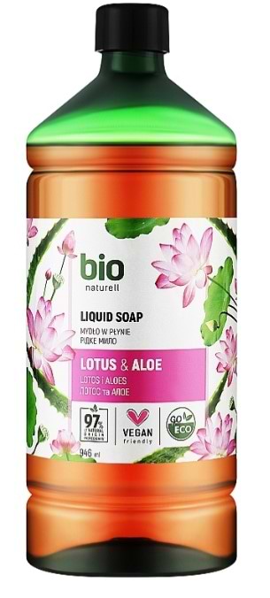 Рідке мило для рук Bio Naturell зап. 946 мл лотос/алоє (4820168434501)