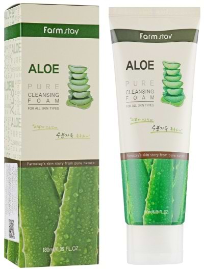 Фото - Пенка для умывания Farm Stay ALOE PURE 180 мл (8809317289465)
