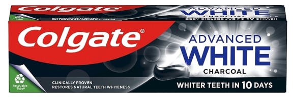 Купить Зубная паста Colgate 75 мл Advanced White Charcoal (8718951253827) - Фото 1 Зубная паста Colgate 75 мл Advanced White Charcoal (8718951253827) - Фото 1