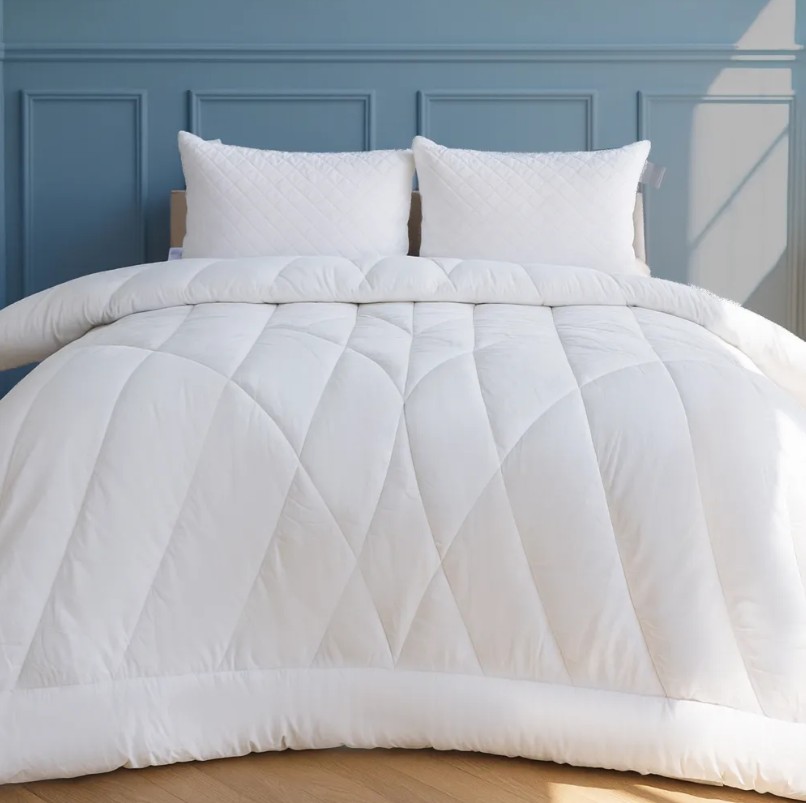 Ковдра зимова двоспальна євро MirSon Тенсель (Modal) Royal Pearl 0356 220х240 см (2200000018242/2200000018274)